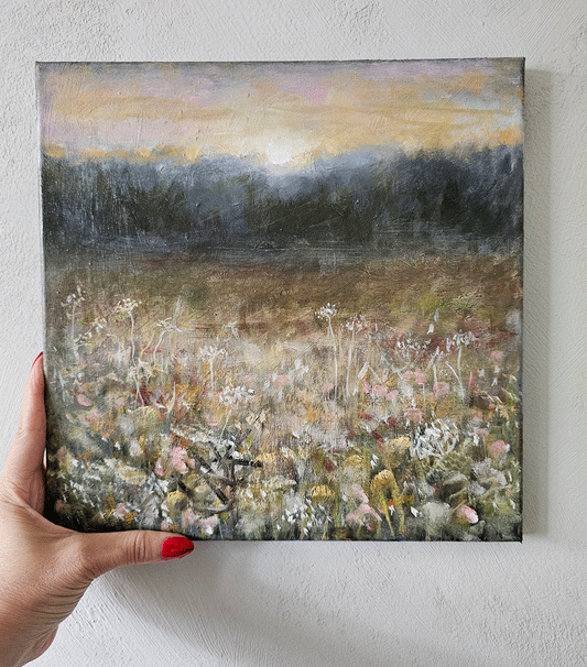Misty field