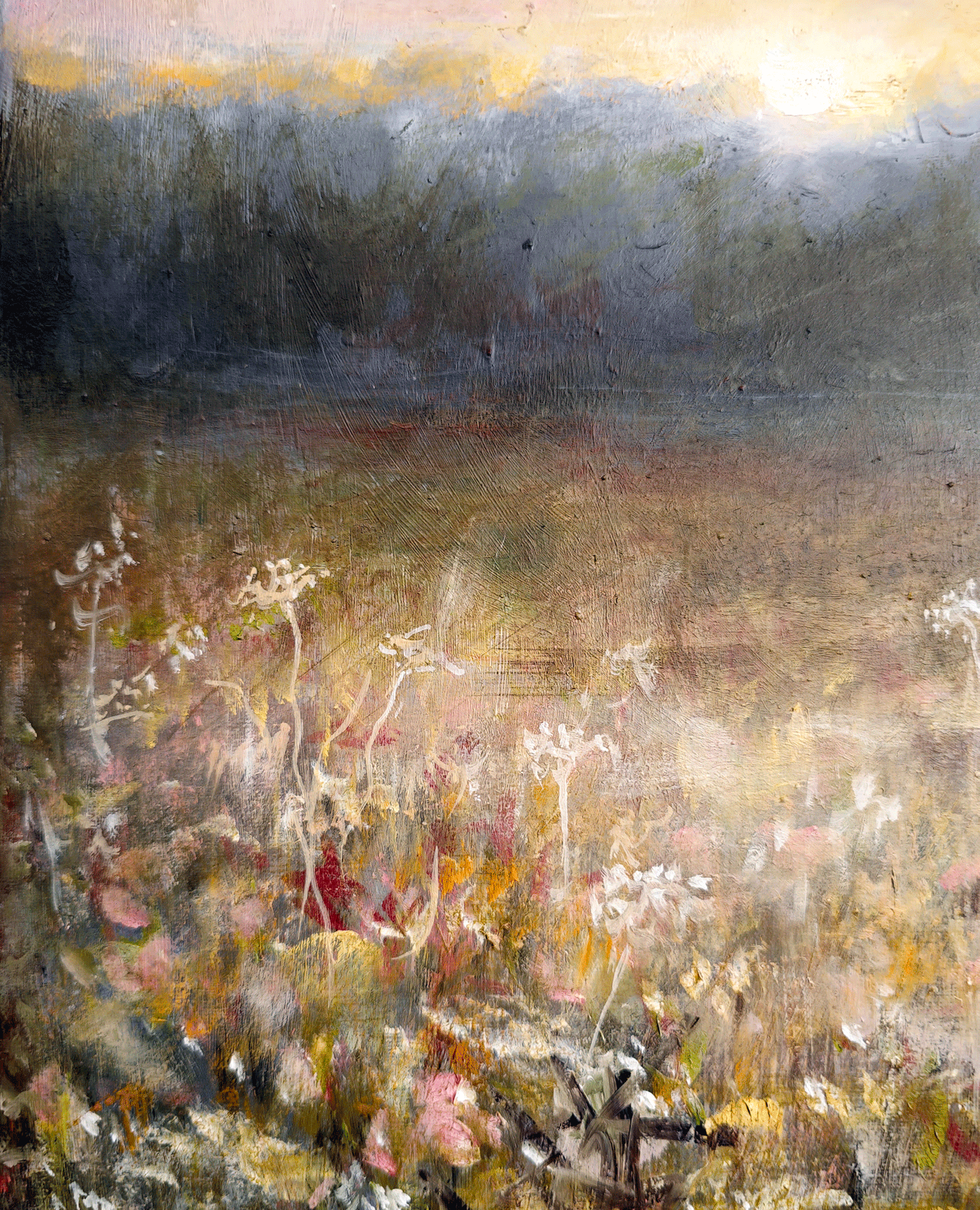 Misty field