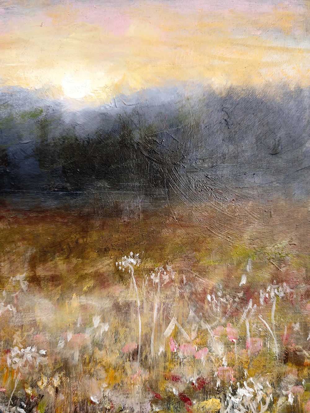 Misty field