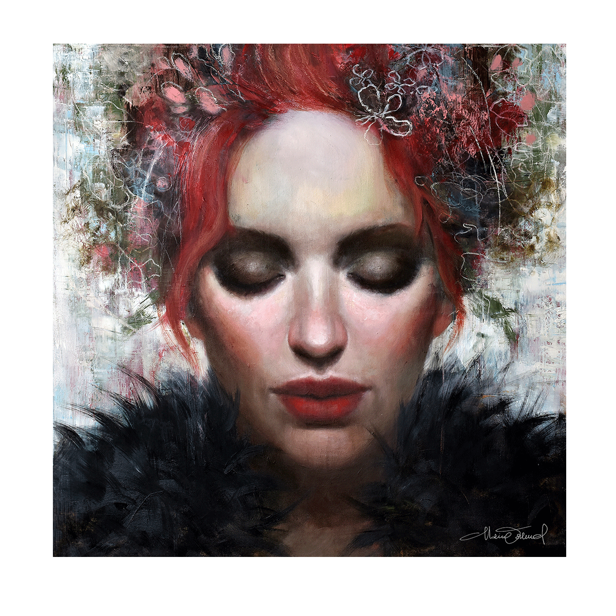Deep red