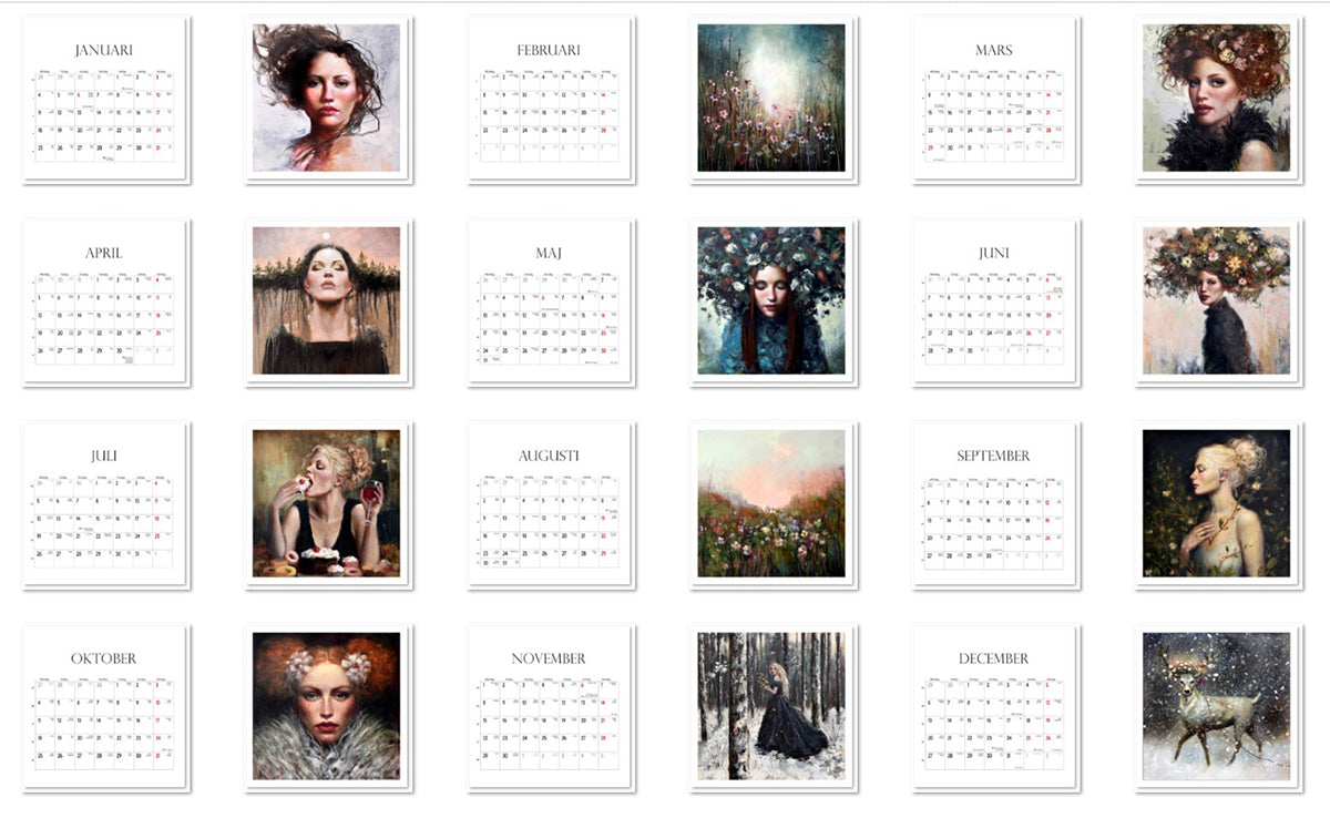 Art calendar 2027